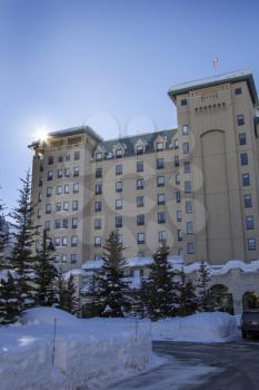 Chateau Lake Louise Hotel Alberta Canada Winter