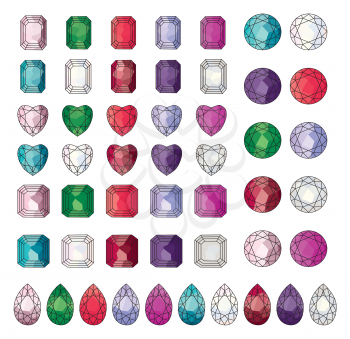 Gemstones Clipart
