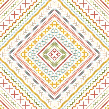High detailed stitches. Ethnic boundless texture. Can be used for web page backgrounds, wallpapers, wrapping papers and invitations.