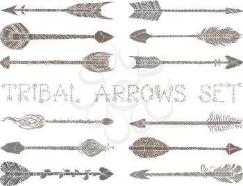Hand-drawn decorative tribal elements for cards, invitations and web design.