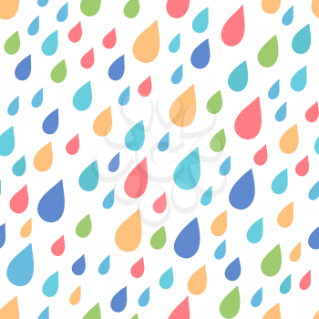 Colored droplets on white backgrounds. Boundless background can be used for web page backgrounds, wallpapers, wrapping papers and invitations.