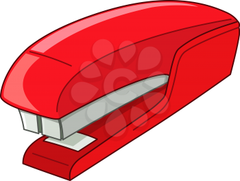 Vector red stapler