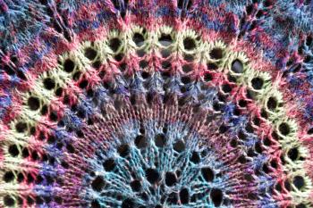 handmade crochet like abstract background multicolor