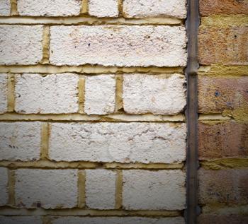 in london     abstract texture of a   ancien wall and ruined brick