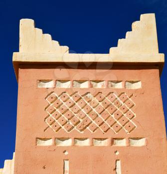 in morocco africa            minaret  and the blue  sky