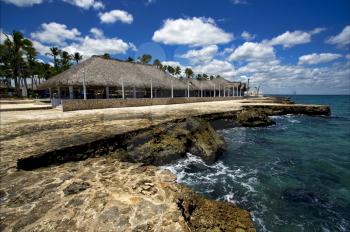 republica dominicana coastline  peace marble and relax near the caribbean beach 
