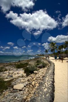 republica dominicana tourist coastline  peace marble and relax near the caribbean beach 