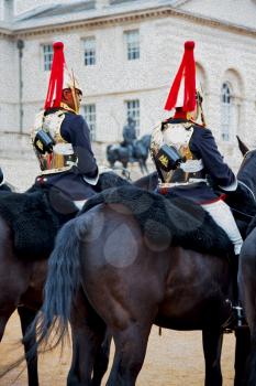 in london england horse and cavalry for     the queen