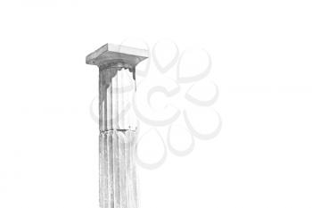 asia greece and  roman   temple   in  athens the    old column  stone  construction 