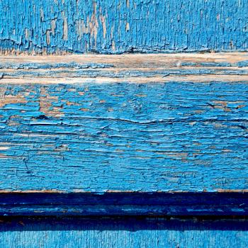 abstract texture of a blue antique wooden     old door 