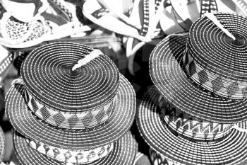 blur in south africa close up of the colored hat  like   texture background