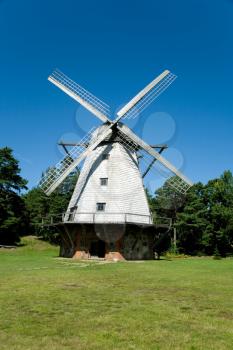 beautiful windmill at Ventspils, Latvia