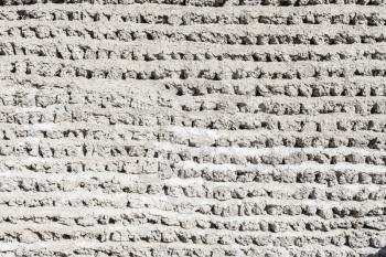 White Brick Wall. Grungy white concrete wall background