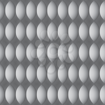 Geometric seamless pattern. Neutral white gray tileable vector background.