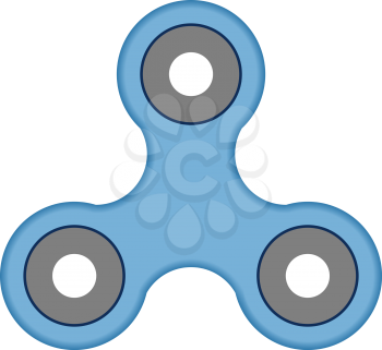 Spinner Fidget Icon Isolated on White background. Vector illustration