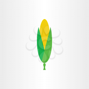 maize corn vector logo icon element 