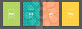 Collection Set of Simple Minimal Covers Business Template Design. Future Geometric Pattern. Vector Illustration EPS10