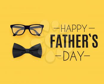 Happy Fathers Day Background. Best Dad Vector Illustration EPS10