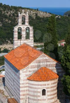Small Serbian Orthodox Church in the monastery Gradiste, Montenegro