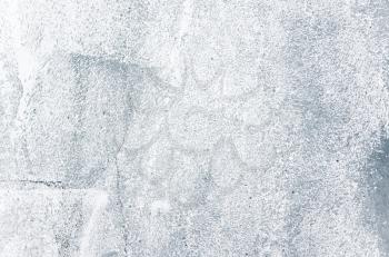 White metal wall with paint pattern, frontal background photo texture