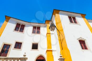 Living houses of Sintra, Portugal. Colorful living houses facades