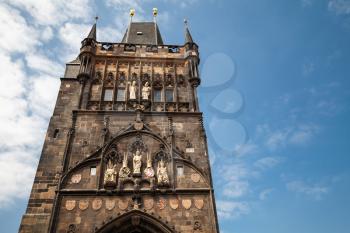 Prague. The Old Town Bridge Tower. It was founded in 1357, built under the direction of P. Parlerzha. Completed after 1400