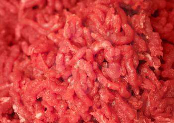 Background texture of homemade fresh chopped meat