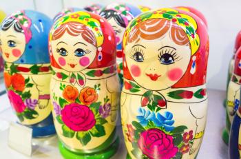Matryoshka dolls. One of the most popular Russian souvenir