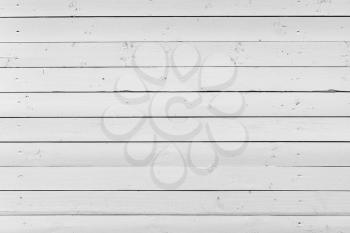 White wooden wall, flat background photo texture