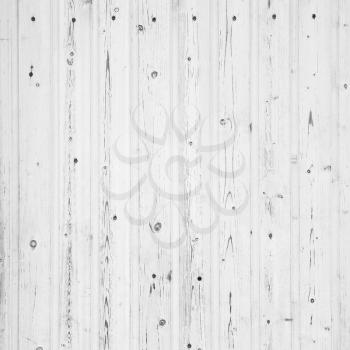 Natural white wooden wall, square background photo texture