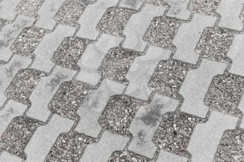 Gray urban cobble road background photo texture