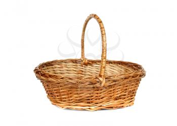 Vintage willow basket for fruits