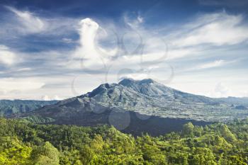 Mount Batur at morning, Bali