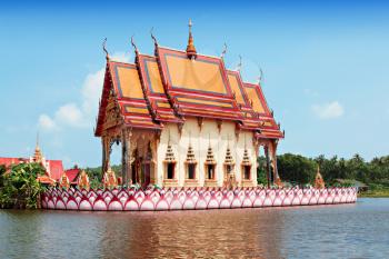 BANGKOK, THAILAND - FEBRUARY 06: Wat Chalong - the most important buddhist temples of Bangkok, February 06, 2013 in Bangkok, Thailand.