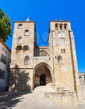 The Cathedral of Evora (Se de Evora) is one of the oldest and most important monuments in the city of Evora, in Portugal
