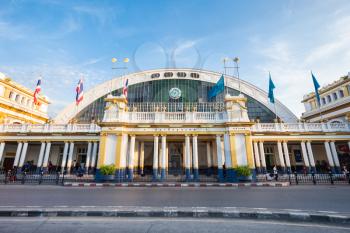 Bangkok Railway Station also known as Hua Lamphong Station is the main railway station in Bangkok, Thailand.