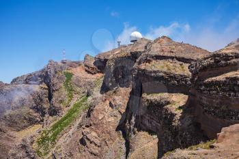 Pico do Arieiro, at 1818 meters high, is Madeira island's third highest peak, Portugal