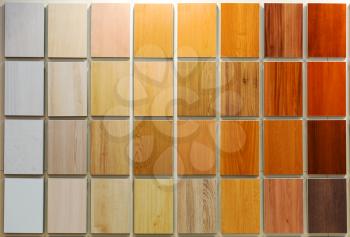 Various wooden panels samples background