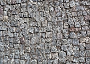 Granite paving. Background or texture