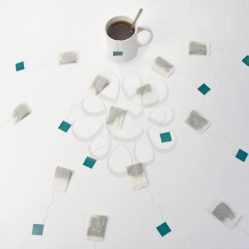 Cup of tea and teabags