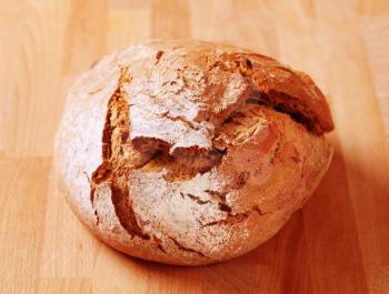 Loaf of fresh crusty bread 