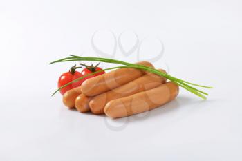 Mini Vienna sausages - studio shot