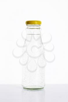 bottle of water on white background