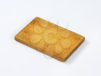 old rectangular wooden chopping board