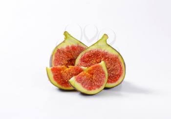 Studio shot of fresh fig fruits