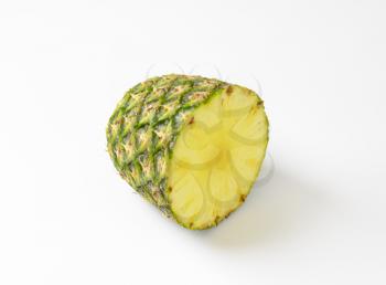 Fresh pineapple half - studio shot