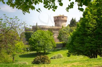 Medicean Fortress in Volterra, Tuscany, Italy
