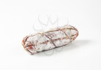 Short French dry cured sausage