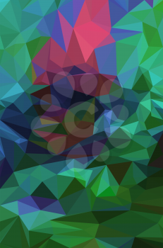 Background with Abstract Low Poly Geometrical Pattern. Vector