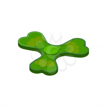 Irish spinner clover shamrock. Hand toy for Ireland. Green Clover Fidget finger 
